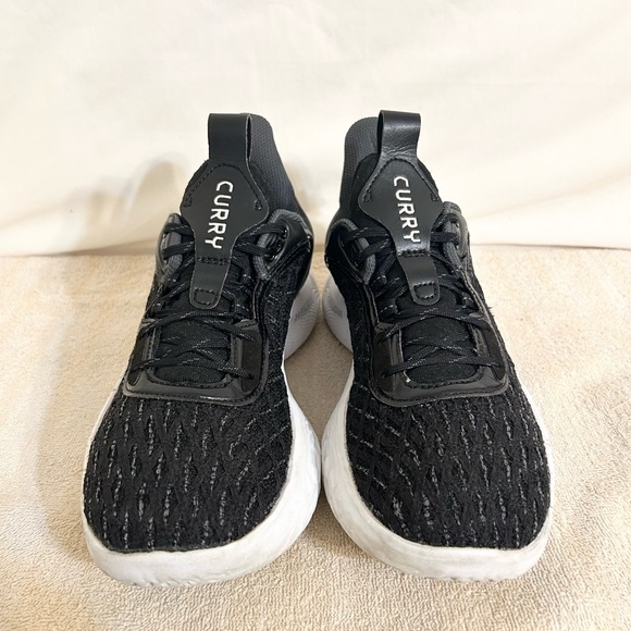 Under Armour Curry Flow 9 Black/White size 8.5 MEN’S BASKETBALL SHOES - Picture 7 of 8